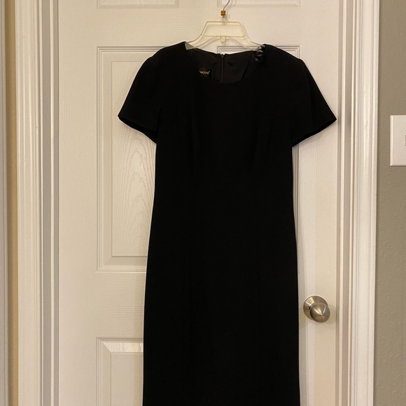 Ladies midi black dress size 8 - Picture 7 of 9